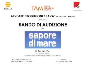 BANDO DI AUDIZIONE PER IL MUSICAL "SAPORE DI MARE"