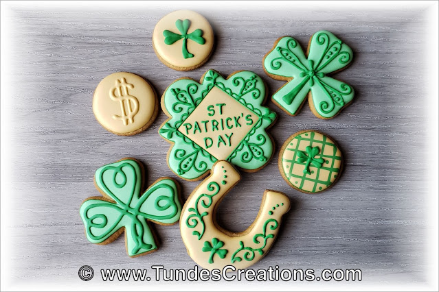 St. Patrick's Day cookies by Tunde Dugantsi