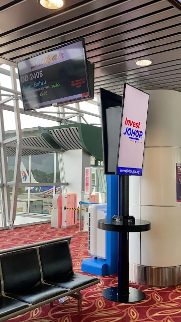 Invest Johor Ad  K1 Digital Screens KLIA Airport Digital Screen Ads Networks Malaysia Kuala Lumpur Charging Stations Network KLIA LED Screen Ads Network