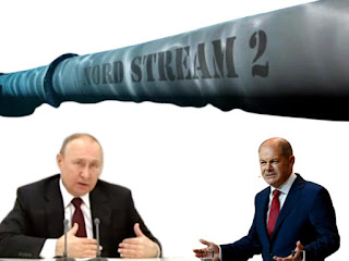 Putin, olaf Scholz, Nord Stream 2