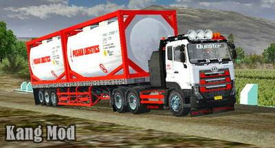 mod ud quester trailer iso tank oksigen pertamina