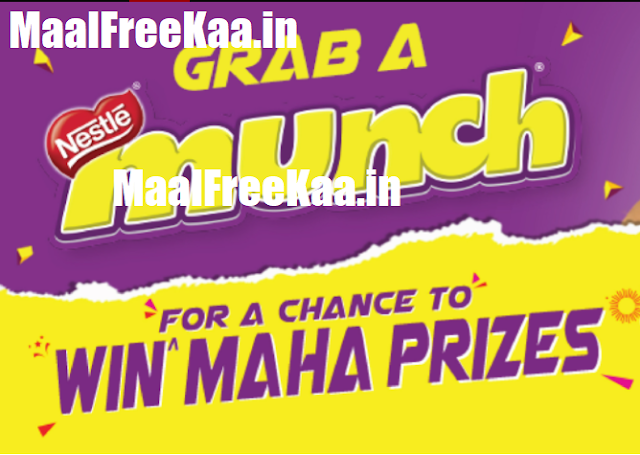 Nestle Munch SMS and Win Tablets and More