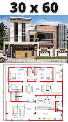 10 Marla House Plan | 50x50 House Plan