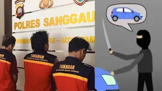Kronologis Aksi 5 Pelaku Begal di Jalan Sanggau - Sekadau, Pelaku sempat Mengacungkan pisau ke Korban