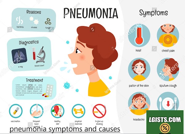pneumonia symptoms and causes