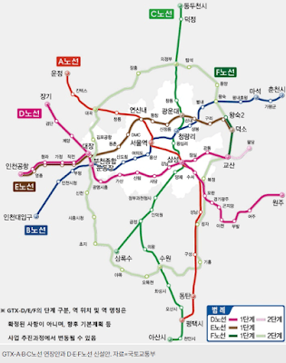 GTX 노선도