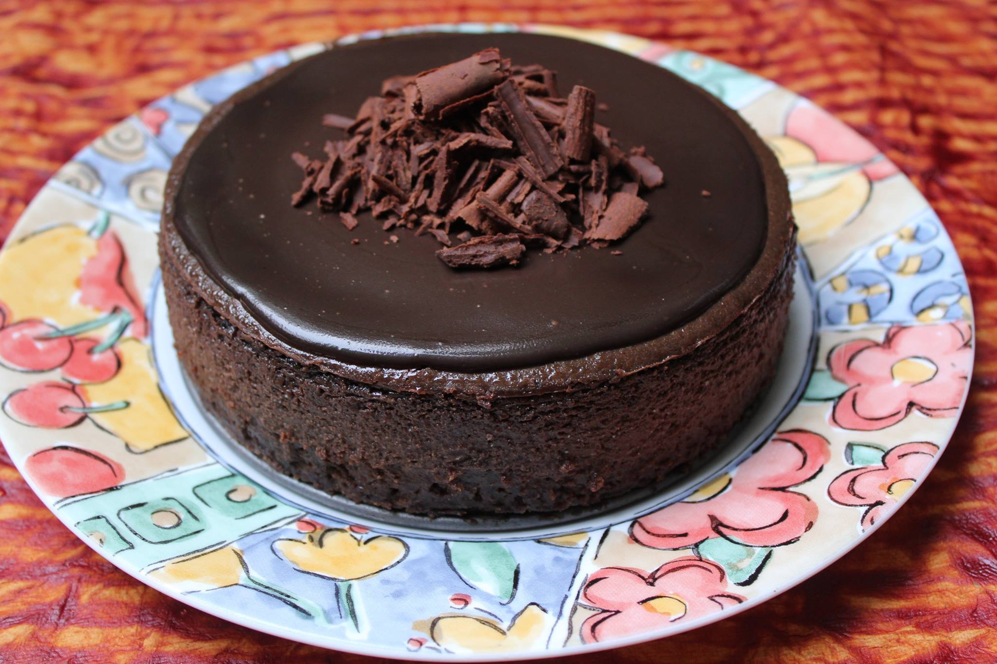 Easy Baked Chocolate Cheesecake