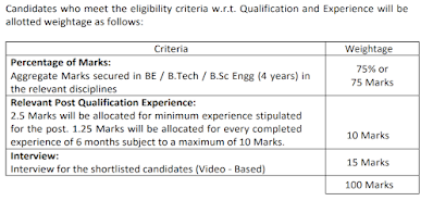 BEL Project Engineer, Trainee Engineer Selection Process
