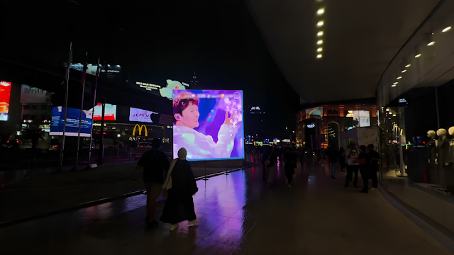 fans support ad, lot 10 led billboard, nearby Jalan Alor food street digital billboard, KL led billboard, Kuala Lumpur digital billboard, KL LED Ads,