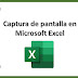 Captura de Pantalla en Microsoft Excel 365 / 2021 (Principiantes)
