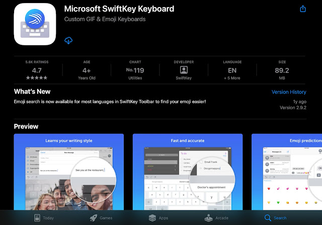 Microsoft secara resmi menghentikan dan menutup aplikasi SwiftKey untuk IOS/Ipad