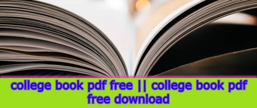 college book pdf free,college book pdf free download