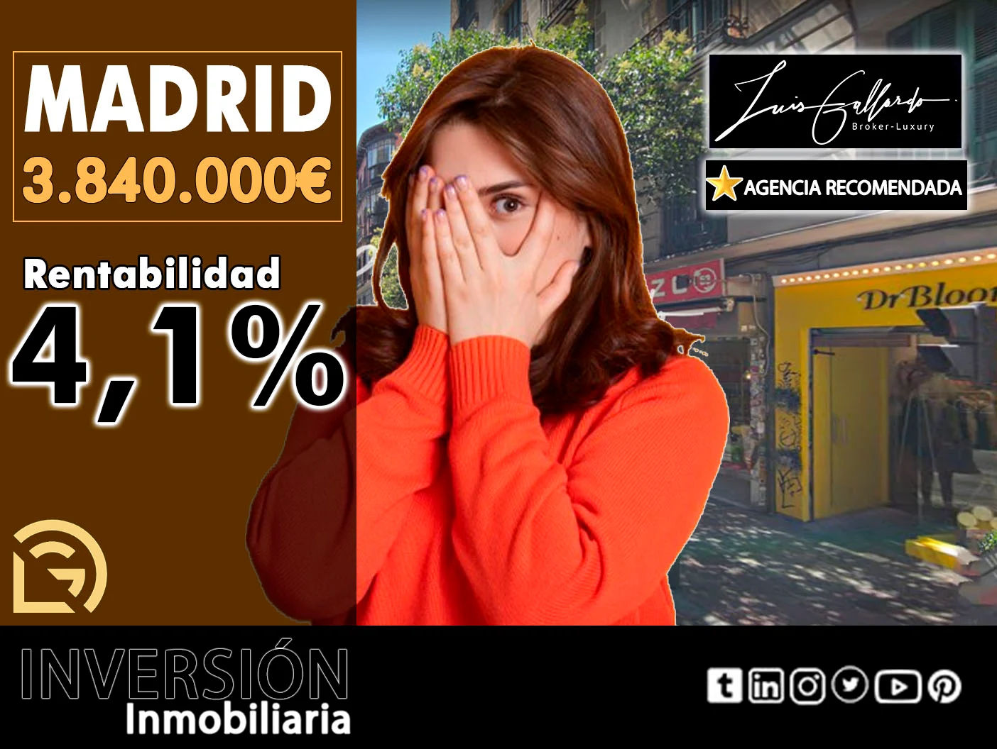 INVERSION en RENTABILIDAD en Fuencarral Madrid | Local en Venta ROI del 4,1%