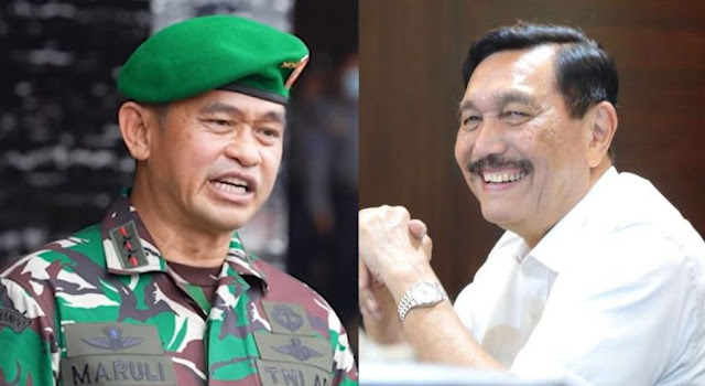 Panglima TNI Jenderal Andika Perkasa memilih Mayjen Maruli Simanjuntak sebagai Panglima d Menantu Luhut, Maruli Simanjuntak Jabat Pangkostrad