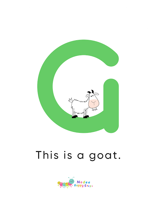 Letter G story for Kids - The Goat