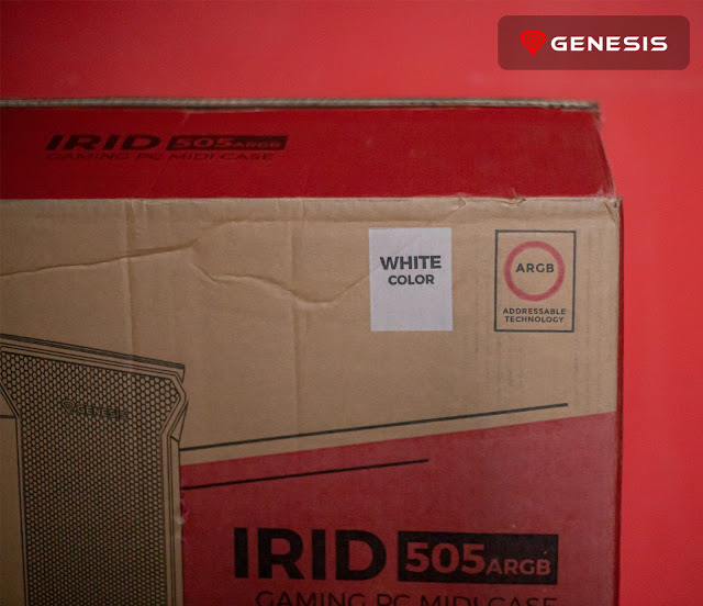 Genesis Irid 505 ARGB White Pudełko