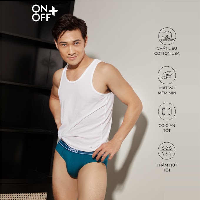 Mall Shop [ onoff_official ] [Mã WABROFE giảm 10% đơn 99K] Áo tanktop nam ONOFF mềm mịn, đàn hồi tốt - S37TT2142017