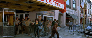 earthquake, 1974, disaster movie, 1970's, film, movie, cinema, screenshot, hollywood, los angeles, l.a, special effects, damage, destruction, skyscraper, box office,