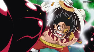 One Piece 第801話 ギア4 バウンドマン の時間切れ ネタバレ