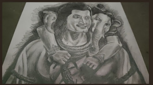 Best 20 Lord Shiva Drawing Sketch Painting