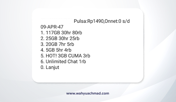 Cara Dapat Paket Promo 25GB 25 Ribu Tri Rejeki Gercep