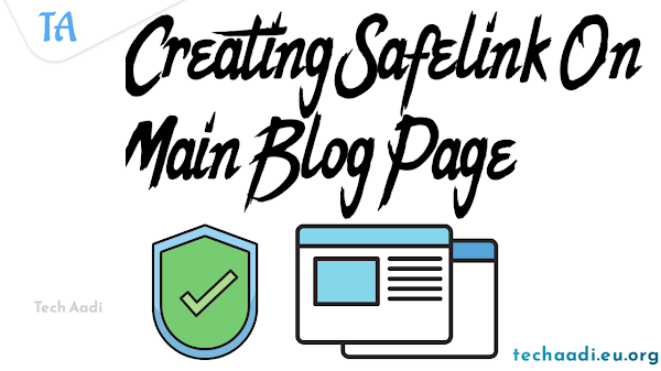 Creating Safelink On Main Blog - Redirecting All External Links To Safelink Page