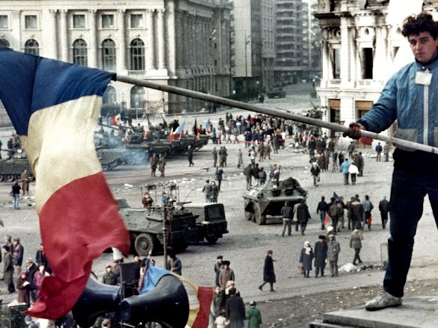 Fotografías de la revolución rumana de 1989