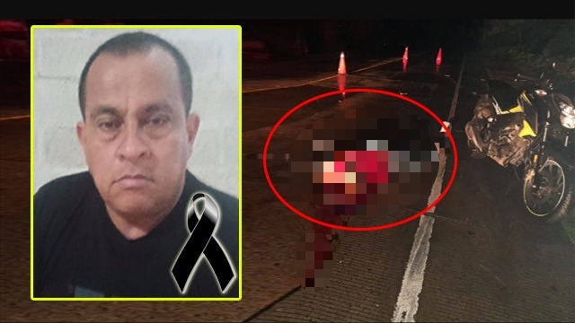 El Salvador: Él era Hernán Méndez, agente policial murió tras ser impactado por un camión en Santa Ana