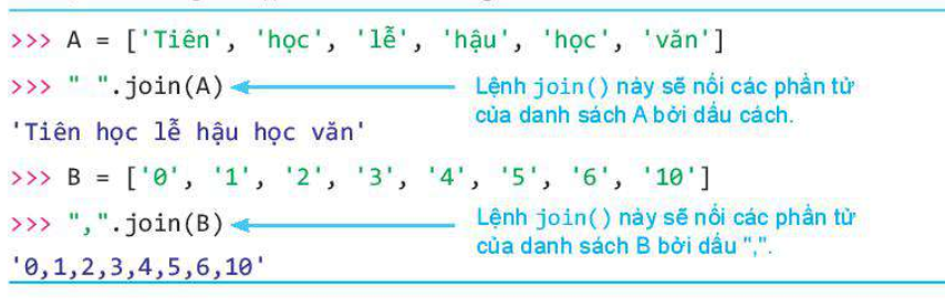 Giải bài 25 Một số lệnh làm việc với xâu kí tự