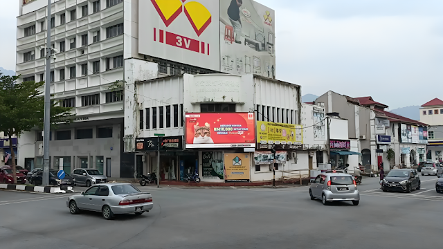 Jalan Kota Digital Billboard Ads, Taiping Beside Bangunan Perak Taiping LED Screen Advertising, Jalan Sultan Abdullah Digital OOH Ads Taiping Perak,