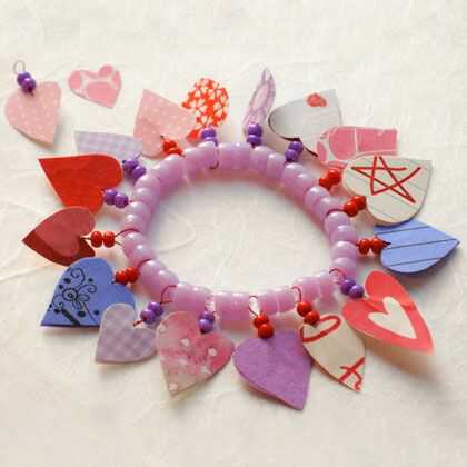Cinderella's Valentine Charm Bracelet Craft