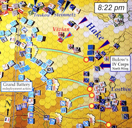 Wellington's Victory wargame 2020 battle replay northern prong of Prussian attack