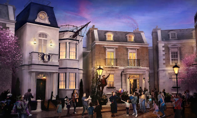 Epcot Mary Poppins Ride Concept Art Walt Disney World