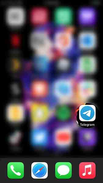 ميزة Telegram spoiler على iPhone