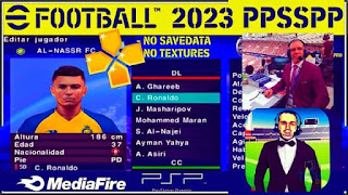eFootball PES 2023 PPSSPP Arabic Commentry