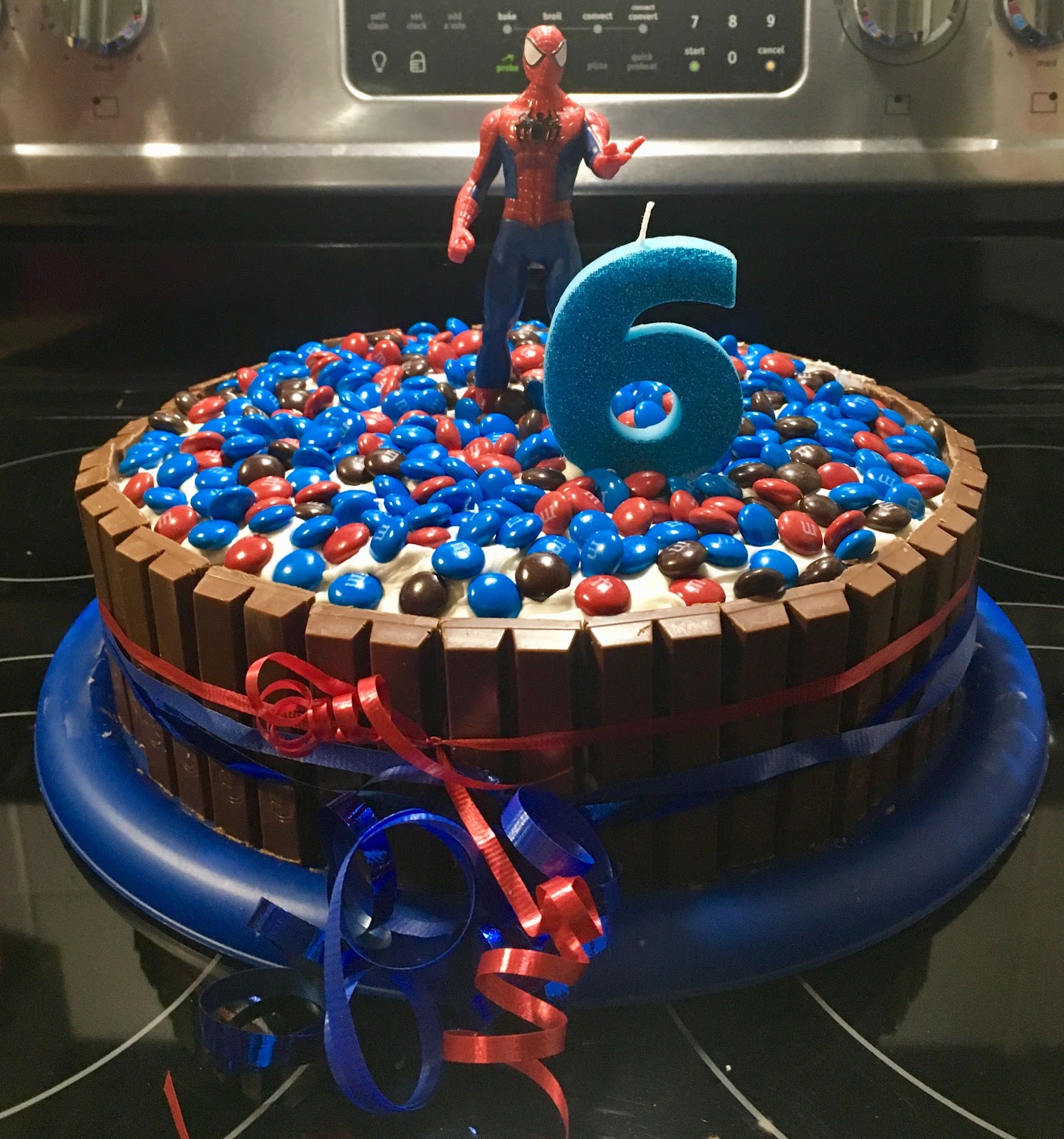 spider-man birthday cake