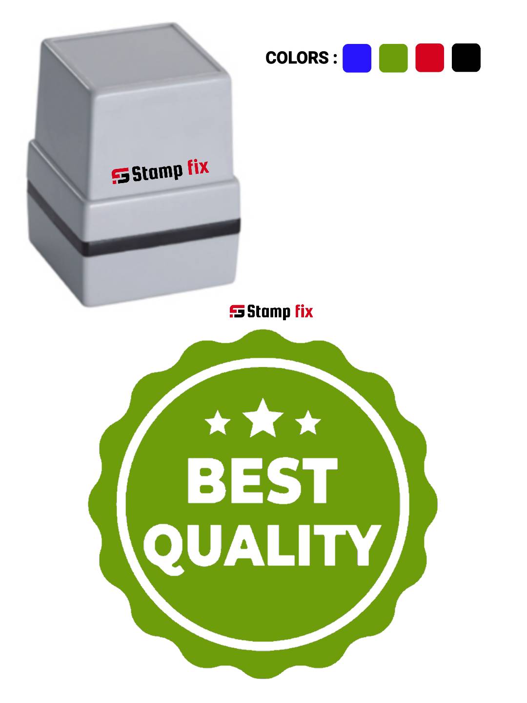 Pre Ink Best Quality Stamp by StampFix, a self-inking stamp with high-quality impressions
in India, nylon stamp, rubber stamp, pre ink stamp, polymer stamp, urgent stamp