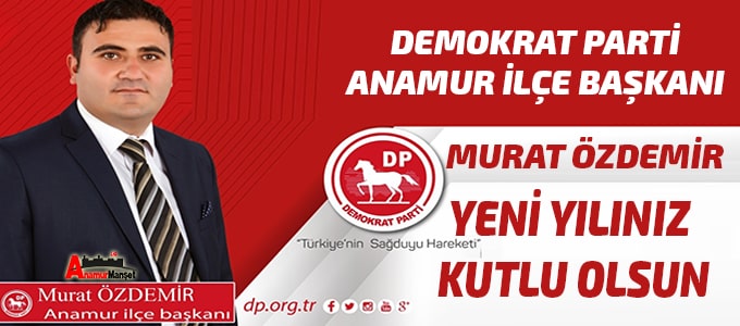 Anamur Haber,2022 Yeni Yıl Mesajı,