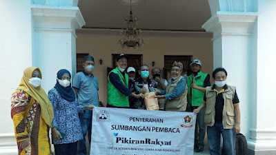 PWI Peduli Jabar dan Yayasan Pikiran Rakyat Serahkan Bantuan kepada Korban Bencana Gempa Bumi Pandeglang