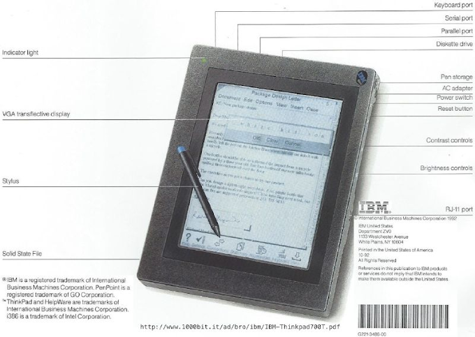 La olvidada historia del primer thinkpad: La tablet de IBM que se adelantó casi 20 años al ipad
