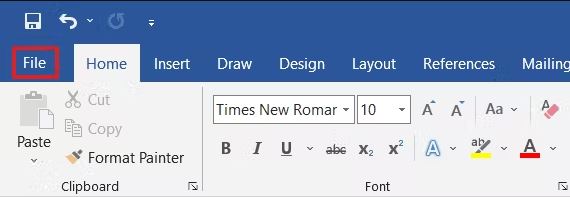 كيفية حذف صفحة في ملف pdf في Microsoft Word