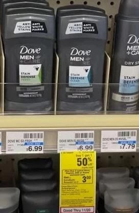 FREE Dove Deodorant CVS Deals