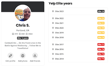 Yelp 'Elite' 10 Years in a Row ... HOOAH!