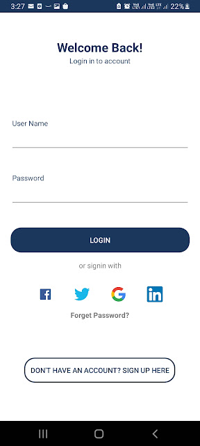 Login UI Form using xamarin form