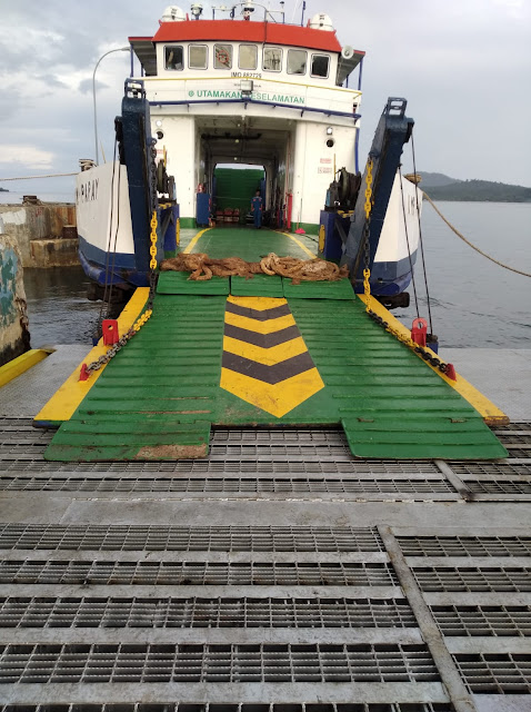 Tahap Uji Coba Ramp Door Pelabuhan Roro Jagoh, Ini Penjelasan Kabid Darat Dishub Lingga