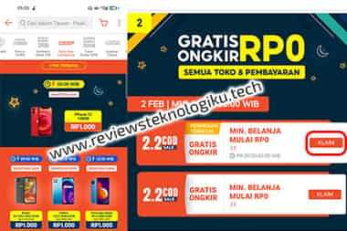 mendapatkan gratis ongkir shopee lewat shopee event