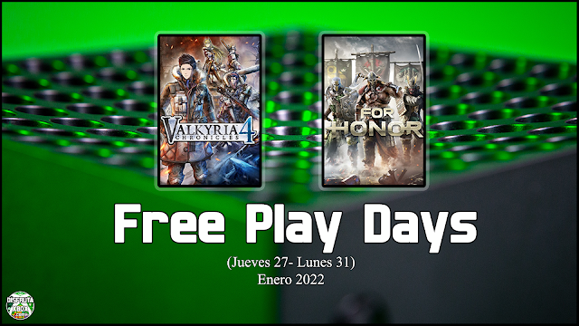 Días de juego gratis (del 27 al 31 Enero 2022) #FreePlayDays