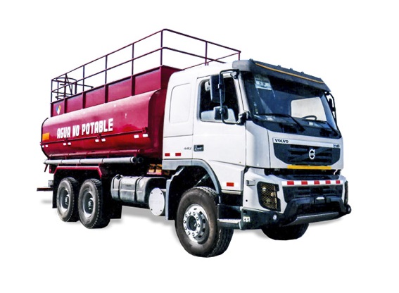 Camión cisterna 5,000 de agua Volvo equivalente 440 2018 POR MES: S/.20,000.00