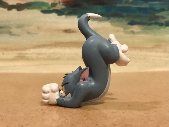 Taku Inoue esculturas divertidas Tom and Jerry