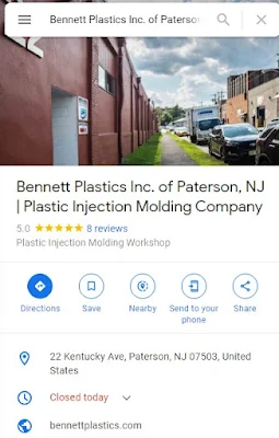 Bennett Plastics Inc. of Paterson, NJ | Plastic Injection Molding Company